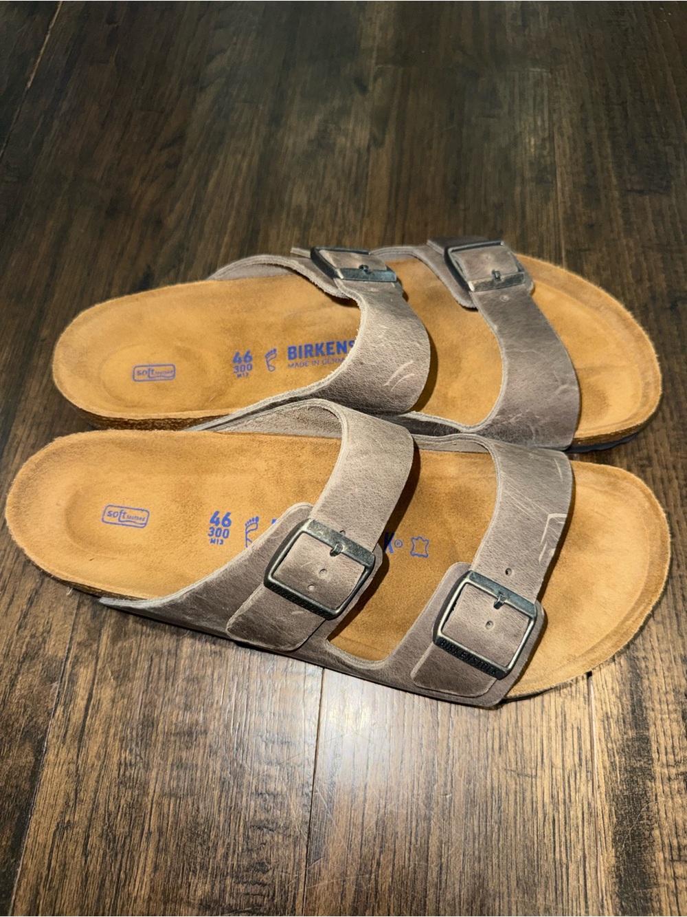 Birkenstock Arizona Two-Strap Sandals - Taupe Suede - Picture 4 of 10